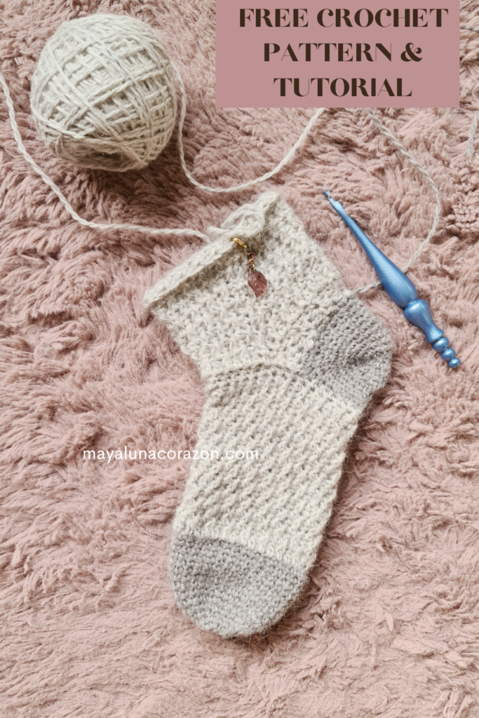 how to crochet socks free pattern
