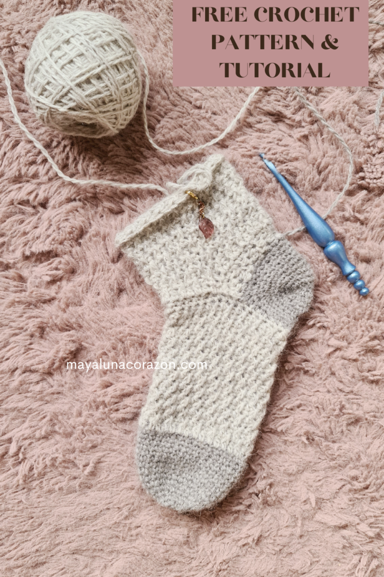 How to crochet socks (with heels) Cozy Crochet Socks | Crochet Tribe