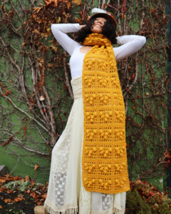 How to crochet scarf FREE pattern