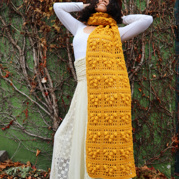 How to crochet scarf FREE pattern