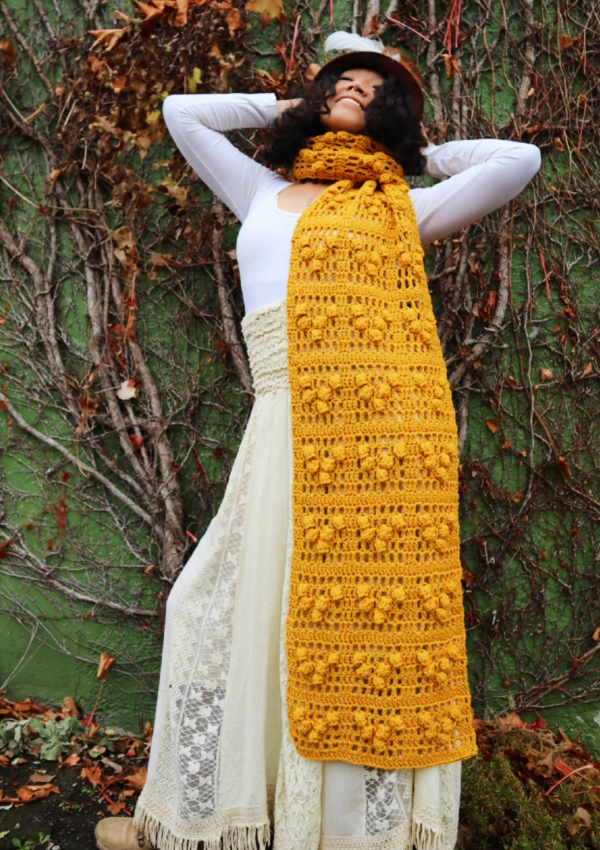 How to Crochet Easy Scarf for Beginners