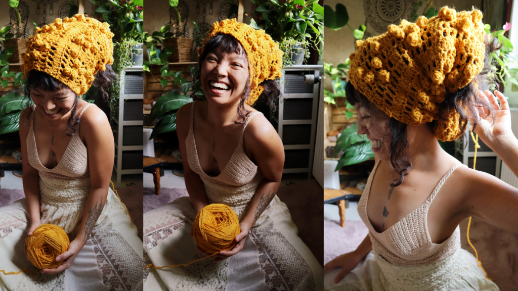 crochet hair wrap