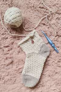 how to crochet socks with heel