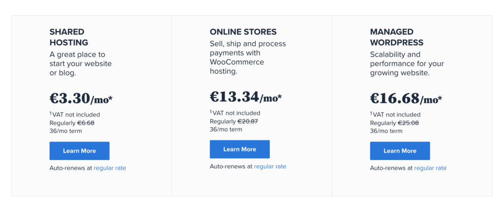 bluehost for blog